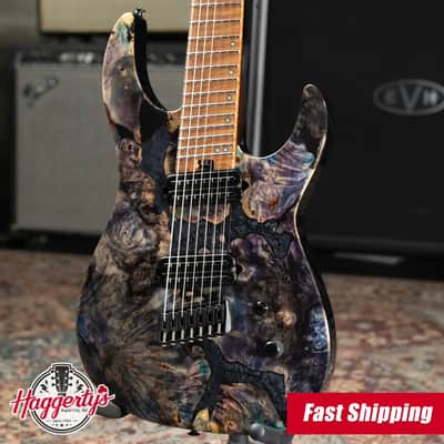 Legator Ninja N7FX Amethyst Fanned Fret Multi Scale 7 String X