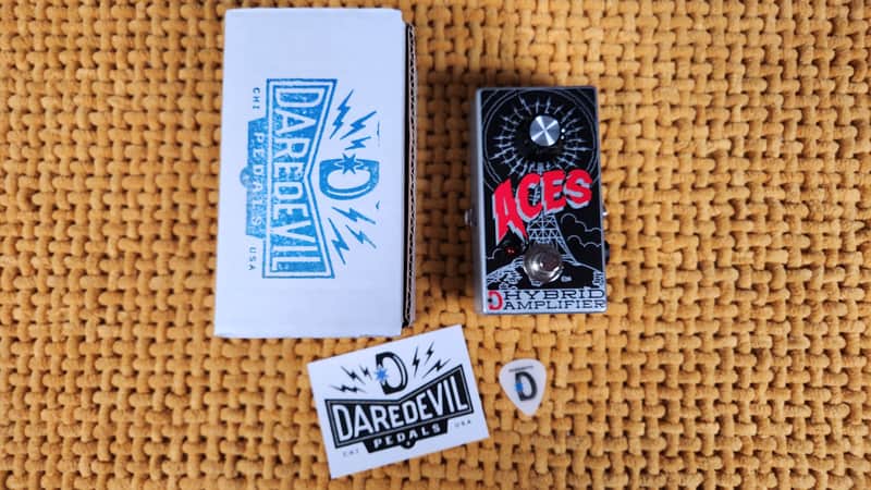 Daredevil Aces Hybrid Amplifier - Silver / Black / Red Graphic image 1