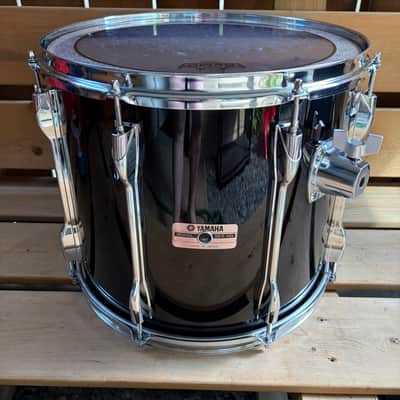 YAMAHA RECORDING CUSTOM 14" x 12" RACK TOM / PIANO BLACK TT-914RF  MADE IN JAPAN image 2