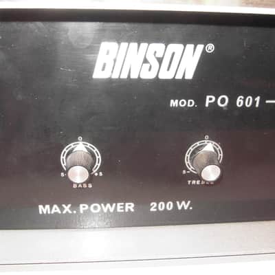 Röhrenverstärker Binson PO 601-200 70er Italien tube amp italy image 2