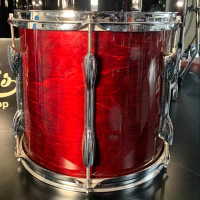 Late 80's/Early 90's Premier XPK 10x12" Rack Tom in Rosewood Gloss Lacquer (Rm4) image 5