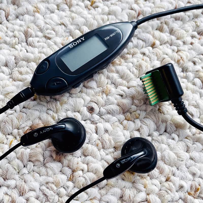 [RARE] Original SONY WM77E Remote Control of Sony Walkman EX777/999/808... image 1