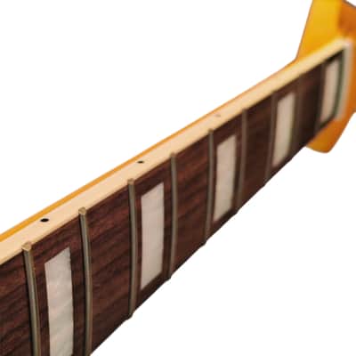 Strat Style neck Maple with rosewood fretboard - Big Headstock 70s (Nitro Satin) image 5