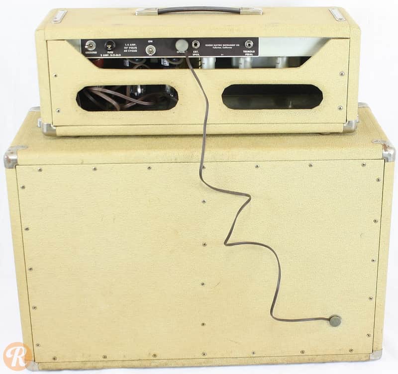 Fender Tremolux 6G9-B 30-Watt 2x10" Piggyback Guitar Amp 1960 - 1963 image 4