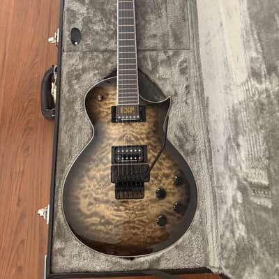 ESP - E-II Eclipse Fanatic's Run Floyd Rose 2017 - Killerburst Black Gloss image 1