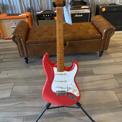 FENDER 1999 50'S CLASSIC SERIES STRATOCASTER CUSTOM FIESTA RED image 7
