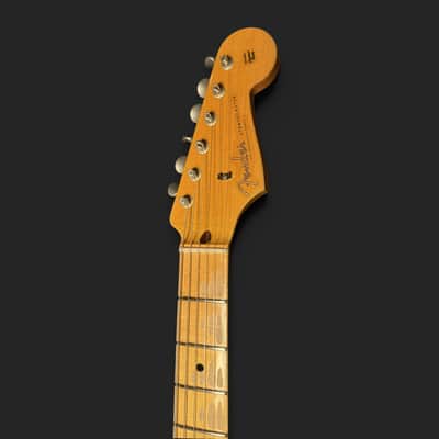 Fender Custom Shop '57 Stratocaster Relic - Time Machine - HW Pickups - 3,37kg 2014 - Black - VIDEO image 9