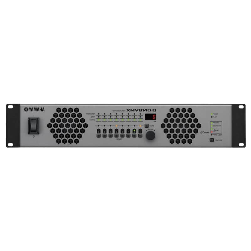 Yamaha XMV8140-D | 8 Channel Dante Input Power Amplifier image 1