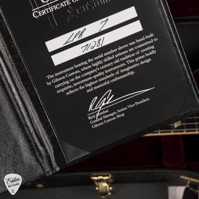 2011 Gibson Custom Shop '57 Les Paul Standard VOS - Charcoal Frost Metallic#71281 image 17
