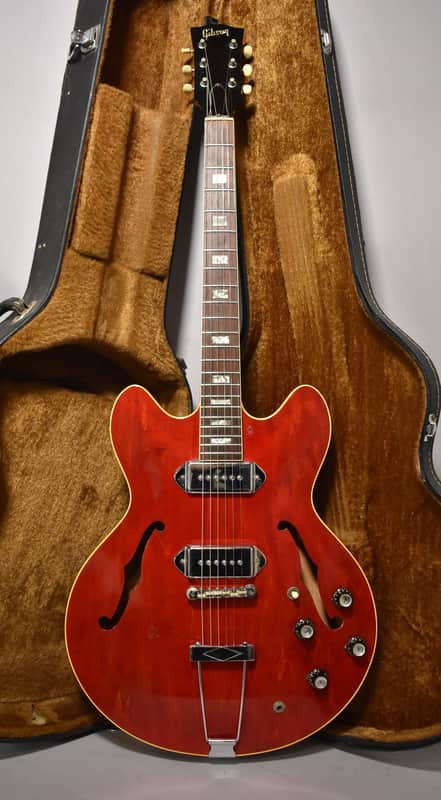 1967 Gibson ES-330TDC Hollowbody Electric Guitar Cherry Red w/HSC image 1