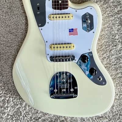Mint Fender Johnny Marr Jaguar, Rosewood Fingerboard, Olympic White Electric Guitar image 1