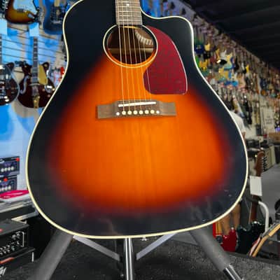 Epiphone J-45 EC Acoustic Guitar - Aged Vintage Sunburst Gloss Authorized Dealer Free Shipping! 762 FREE PLEK! image 5