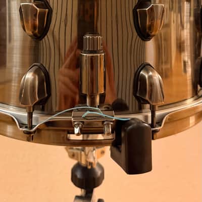 Mapex BPST4651LN Black Panther Machete 14x6.5" Steel Snare Drum 2010s - Brushed Nickel Over Steel image 2