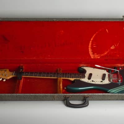 Fender Competition Mustang Solid Body Electric Guitar (1971), ser. #320028, original grey hard shell case. image 10