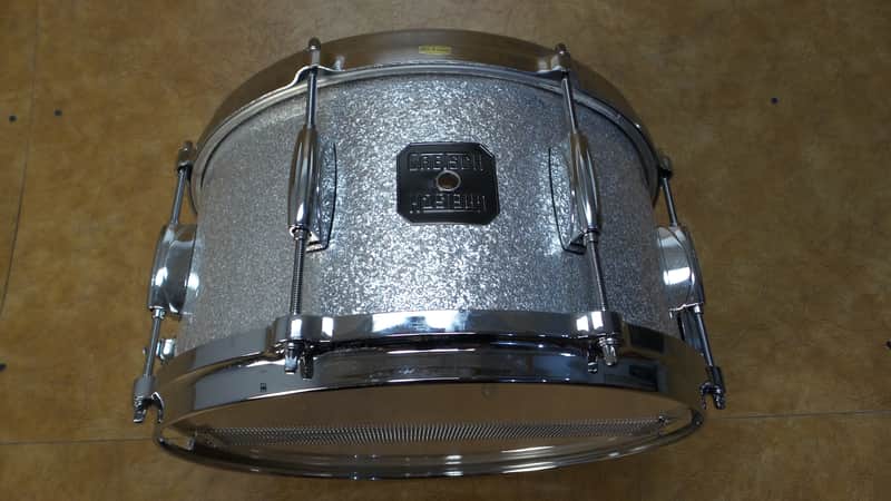 (C) Gretsch Catalina 7x13 Snare Drum Silver Sparkle image 1