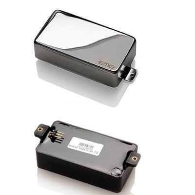 EMG 81 Active Ceramic Humbucker Guitar Pickup - Chrome-NEW image 5