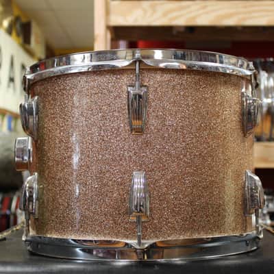 1970s Ludwig 10x14 Tom in Pink Champagne Sparkle image 2