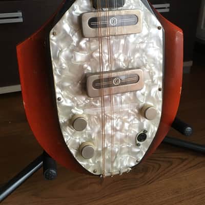 Orfeus Mandolin 1960 Red burst image 9