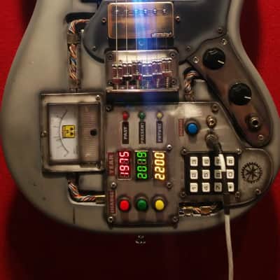 FenderMustang Back To The Future "DELOREAN" By Martper Guitars image 13