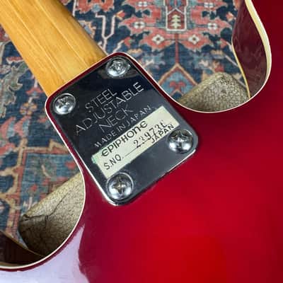 *Video* Epiphone EA250  Hollow Body  Blue Label Made in Japan Matsumoku - 1974-1975 image 10