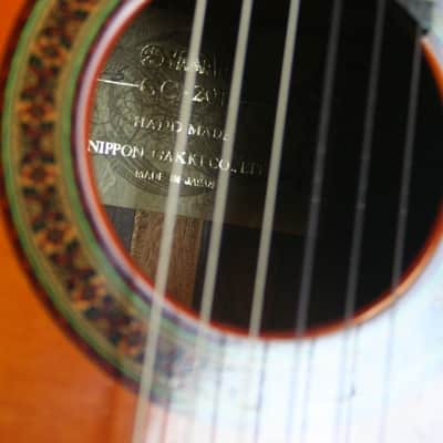 Vintage 1970s Yamaha GC-20D Classical Nylon String Acoustic Guitar Brazilian Rosewood MIJ OHSC image 13