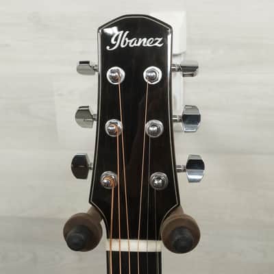 Used Ibanez AAM300CE Advanced Auditorium Solid Top Acoustic Guitar Natural image 13