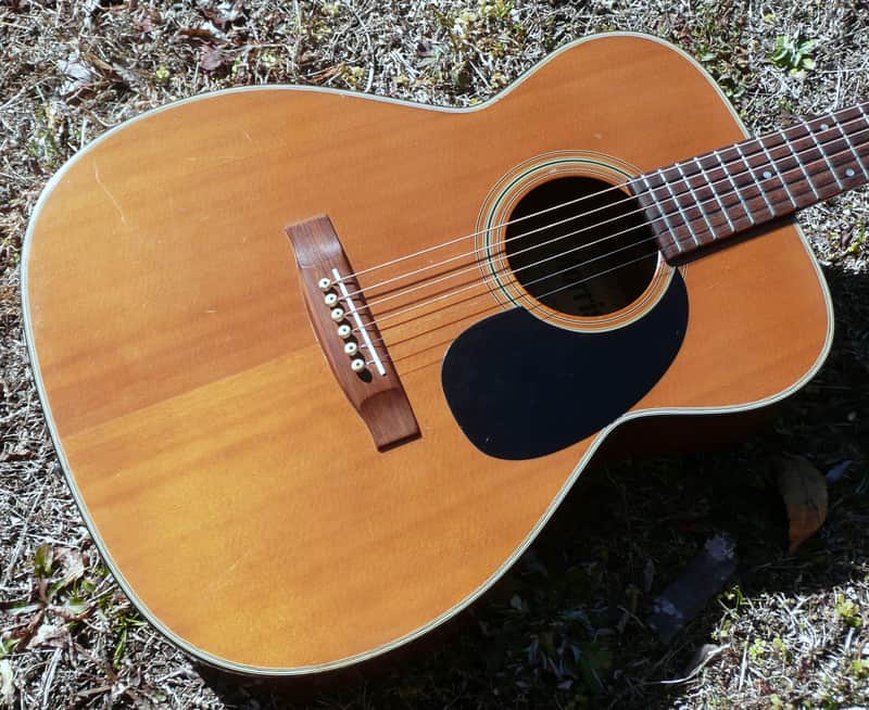 Morris F-12 OOO size guitar 1970's Natural Japan Vintage | Reverb