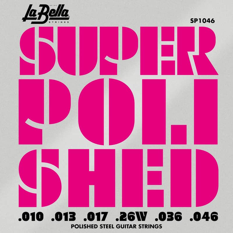 LaBella Super Polished Guitar Strings LT, 10-46 image 1