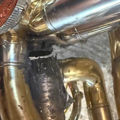 Double French horn. Needs repair. image 6