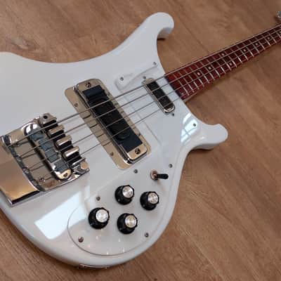 2018 Rickenbacker 4003S 2018 Snowglo White Bass Guitar image 11