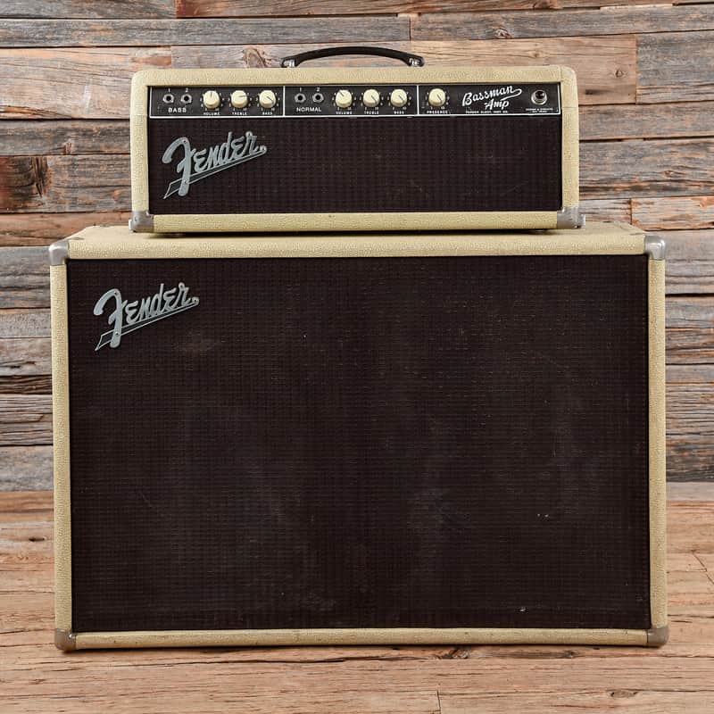 Fender Bassman 6G6-A Brownface 50-Watt 2x12" Piggyback Guitar Amp 1962 - 1963 image 3