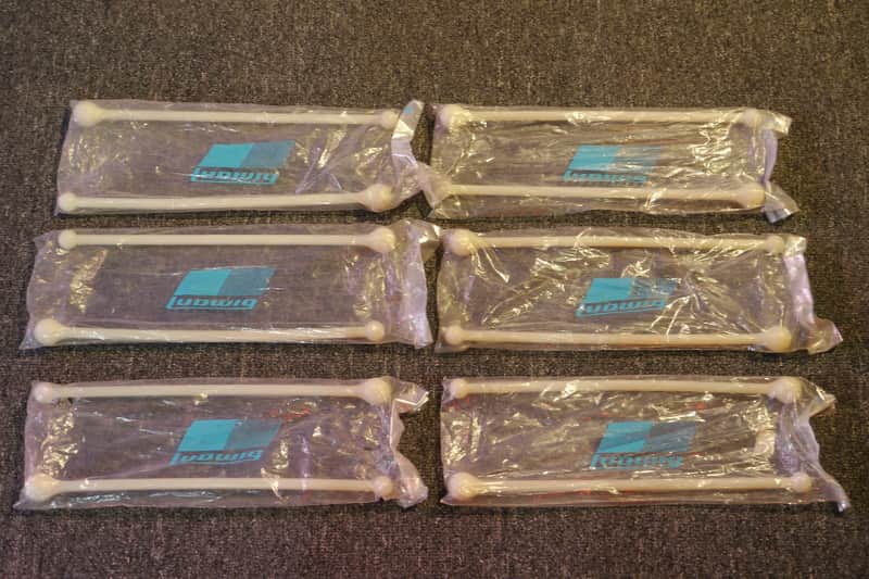 Ludwig Hard Nylon Bell Lyra Mallets x 6 pairs image 1