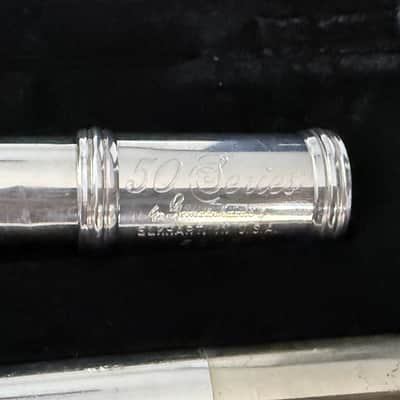 Gemeinhardt 52SP 50 Series C Flute with Gold mouth plate image 3