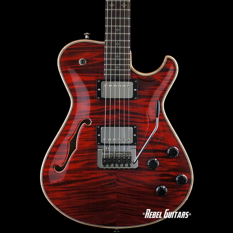 Knaggs Guitars Kenai Trem Hollowbody in Indian Red - New Model for 2026 image 1