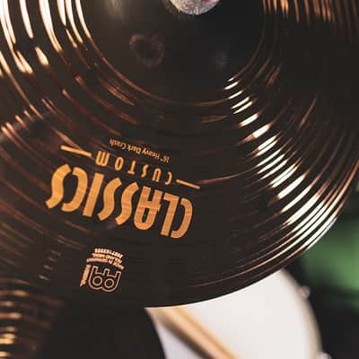 MEINL CC16HDAC Classics Custom Dark Heavy Crash 16 Zoll Becken image 8