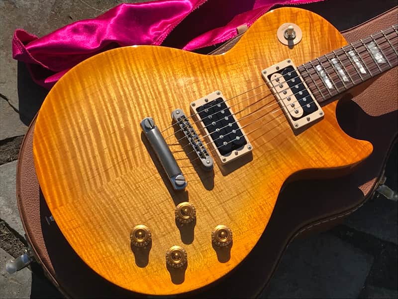 2000 Gibson Gary Moore Signature Les Paul Lemonburst image 1