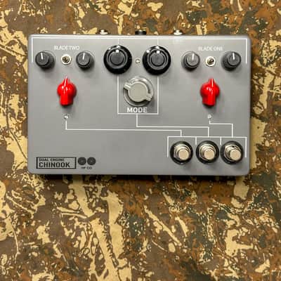 Hardware Fixations Dual Engine Chinook (Tremolo, Fuzz, and Tremolo) 2025 - Matte grey powdercoated image 1
