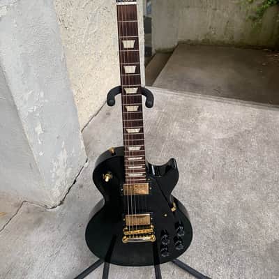 Gibson Les Paul Studio Push Pull Tone Guitar Center Exclusive- Ebony Gold Hardware image 10