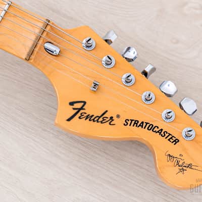 1996 Fender Custom Edition Yngwie Malmsteen Stratocaster ST72-140YM Yellow White w/ Dimarzio, Case & Hangtag, Japan MIJ image 4