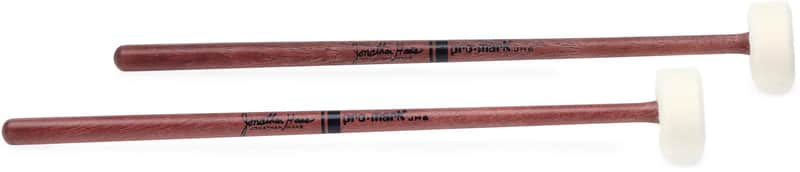 Promark Jonathan Haas Series JH6 Timpani Mallets - Soft (2-pack) Bundle image 1