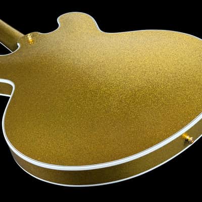 2023 Gibson ES-355 '59 Custom Shop with Diamond F-Holes ~ Gold Sparkle image 4