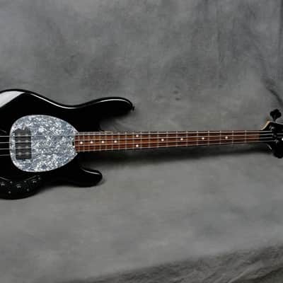 OLP MM2 4-String Bass Guitar, Ernie Ball MusicMan Stingray, Music Man, Black image 3