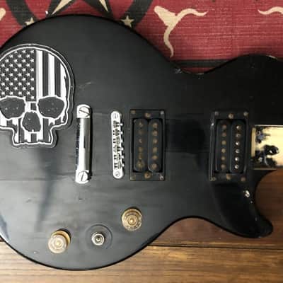 2013 Epiphone Les Paul Special II Electric Guitar Black Loaded Body image 1