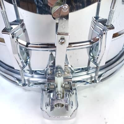 Ludwig 6.5x14"1964 #9268 Super-Sensitive #411 Snare Drum COB Brass Rims Red-Felt image 8