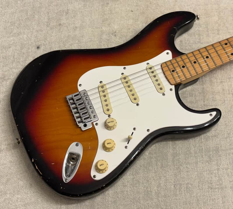 Vintage Harmony H80T Sunburst Strat image 1