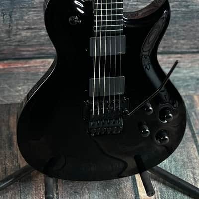 Used Washburn USA Custom Shop Idol WI-556 B Electric Guitar with Case - Gloss Black image 1