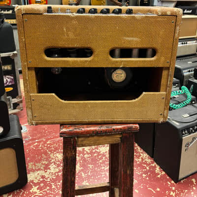 1955 Fender Tremolux 5E9 Narrow Panel Tweed image 10