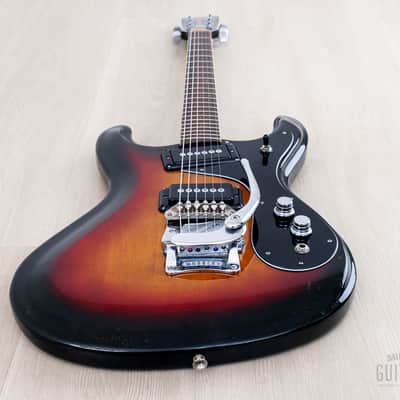 1970s Mosrite Ventures Model Vintage Electric Guitar Ash Body w/ Case, Firstman Avenger image 11