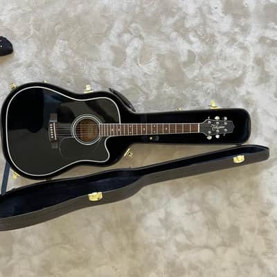 Takamine EF341SC BLK Legacy Series Dreadnought Cutaway Acoustic/Electric Guitar 2010s - Gloss Black image 15