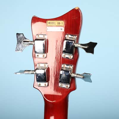 Vintage 1960's Bruno Royal Artist Hollow Body Bass Guitar image 3